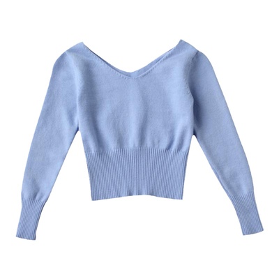 莫代尔纤维抗起球柔软针织小毛衣