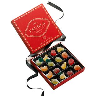 比利时进口水果软糖送女生男孩儿童零食品礼盒新春马年货过节礼物