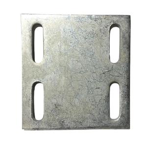 包邮镀锌预埋件预埋件国标镀锌钢板铁板圆孔幕墙配件非标定做6810