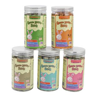 兔子磨牙棒专用磨牙神器胡萝卜磨牙棒苜蓿草棒荷兰猪零食可食用