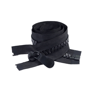 15号树脂拉链粗齿黑色羽绒服外套大衣棉服单开双开长款拉锁拉链条