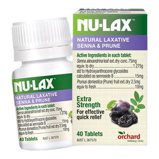 澳洲Nulax乐康片西梅加强版天然果蔬膏膳食纤维素便果肠秘噗噗片