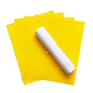 双面粘虫板大棚果树瓜菜园黄板沾小黑飞防虫贴纸蓟马蓝板诱虫板