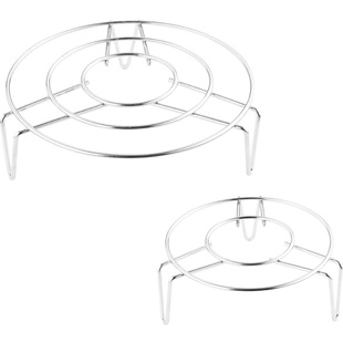 不锈钢蒸架电饭煲蒸笼锅内蒸米饭蒸屉家用蒸片炒锅蒸盘小锅铁篦子