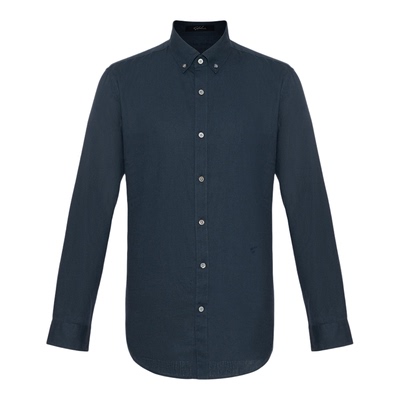 Satchi老钱风休闲亚麻衬衫