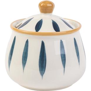 调料罐陶瓷调味罐套装盐罐辣椒罐家用中式带盖辣椒油罐厨房调料盒