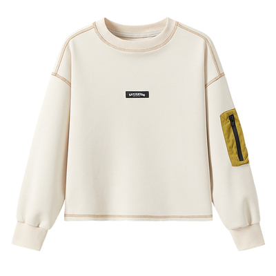 EAYAKIDS【空气层卫衣】户外圆领上衣中大童套头卫衣卫衣