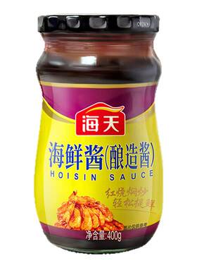 海天海鲜酱400g家用瓶装下饭菜海鲜味拌面烧烤炒菜调味品火锅蘸料