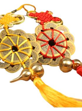 梅花钱八卦六字真言葫芦挂件