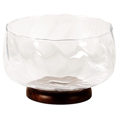 中式手工玻璃水果碗沙拉碗