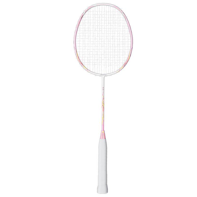 正品川崎复合碳素纤维女生新手训练进攻型粉色蓝色单专业羽毛球拍