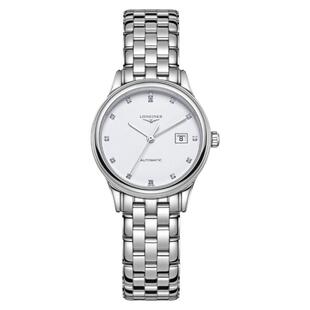 瑞士正品Longines浪琴军旗系列手表自动机械女表 L4.374.4.27.6