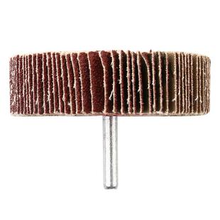 带柄百叶轮磨头砂布打磨片千叶轮木头抛光6mm砂布抛光轮百叶砂纸