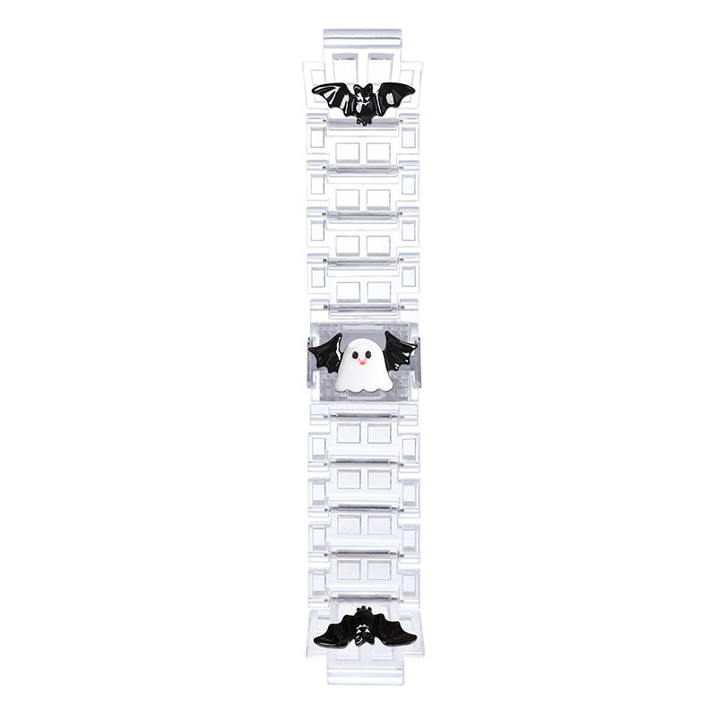 【黑猫幽灵】适用小天才电话手表z11表带q3/d5/u5卡通闪扣磁吸z10/z9/z8立体防摔保护壳z7s/q1a/d2替换腕带z6