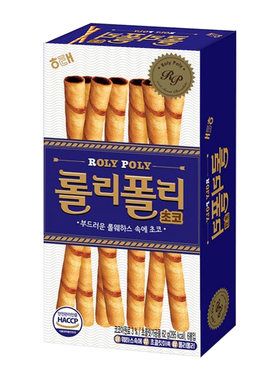 HAITAI海太巧克力夹心蛋卷饼干