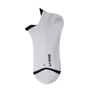 李宁袜子男款短袜男士运动袜吸汗透气抗菌防嗅短筒袜男生薄款春秋