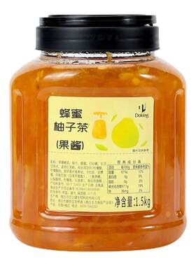 Doking盾皇蜂蜜柚子茶果酱罐装