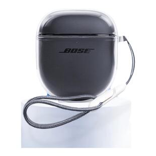 ESCASE适用BoseQC消噪耳塞II保护套大鲨二代真无线蓝牙耳机壳透明男女高级感QuietComfort硅胶全包防摔外软壳