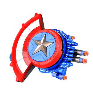 美国之队长盾牌软弹发射器2025年爆款玩具连发软蛋枪儿童男孩礼物