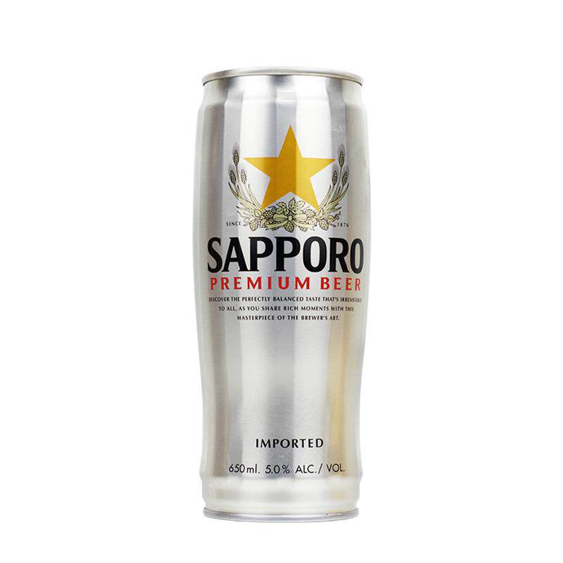 札幌惠比寿金罐啤酒日本原装进口三宝乐高端系列麦芽啤酒350ml