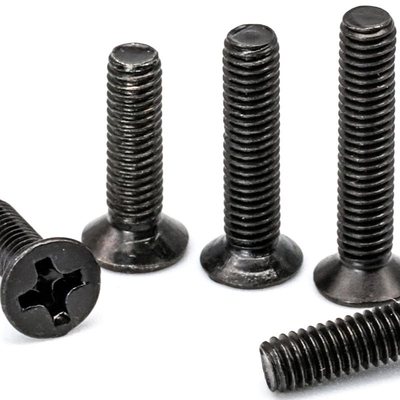 450/650/720PCS黑色十字沉头螺丝套装平头螺丝盒装电脑笔记螺丝钉