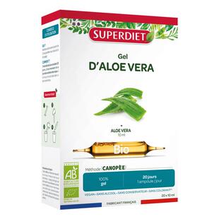 法国SuperDiet舒伯妮尔有机超浓缩芦荟安瓶养护清润肠道10ml*20支