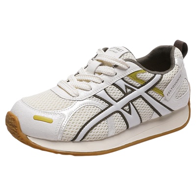 大丫丫大码女鞋网面休闲德训鞋