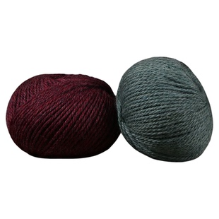 恒源祥莫兰迪中粗羊毛线100%纯羊毛手工编织diy棒针织围巾毛衣团