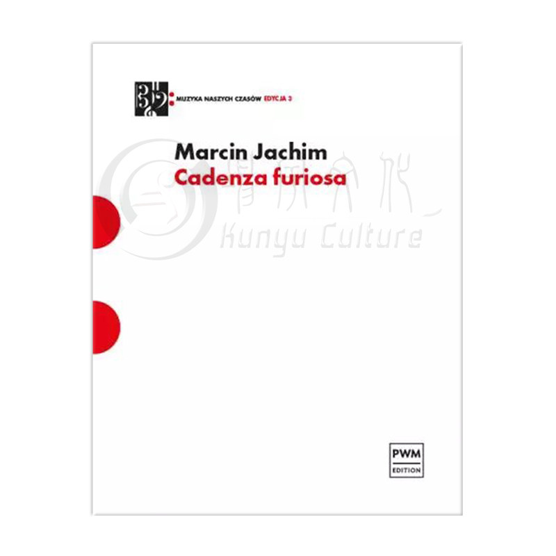 马辛 贾奇姆 狂暴的华彩 小号独奏 波兰PWM原版乐谱书 Marcin Jachim Cadenza Furiosa for Trumpet PWM12682