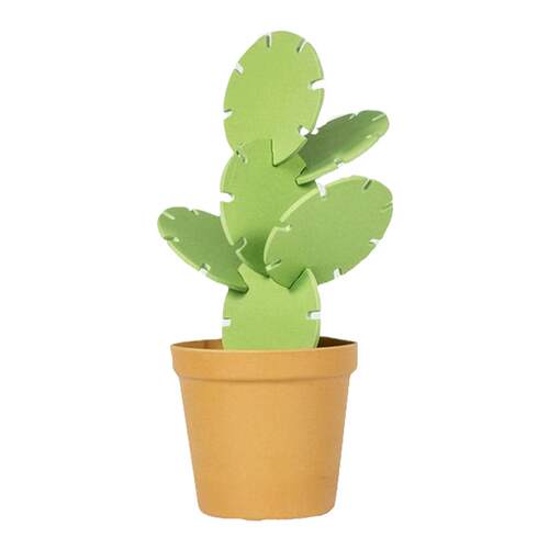 英国SUCK UK 仙人掌组合装杯垫创意桌面盆栽餐具垫耐热竹纤维礼物