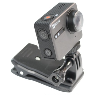 适用萤石S2S5S6S1C运动相机背包夹通用型配件可360度旋转包邮