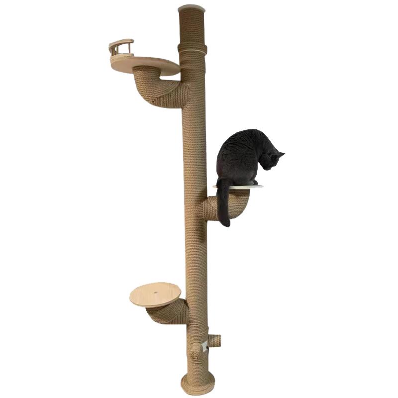 排水管燃气管PVC管配件猫抓柱猫爬架