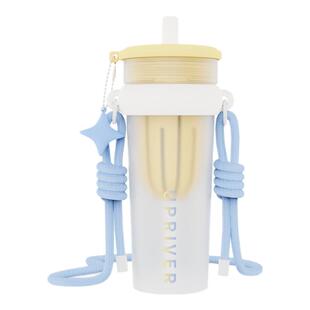 UPRiver果冻杯母婴级Tritan材质高颜值少女外出便携吸管杯子水杯