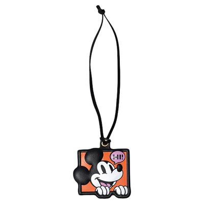 Fion/菲安妮迪士尼米奇合作款挂件可爱皮质编绳挂饰包挂包包配饰