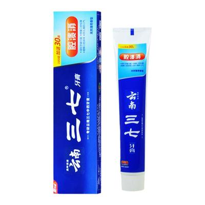 三七云南口腔黏膜破损薄荷牙膏