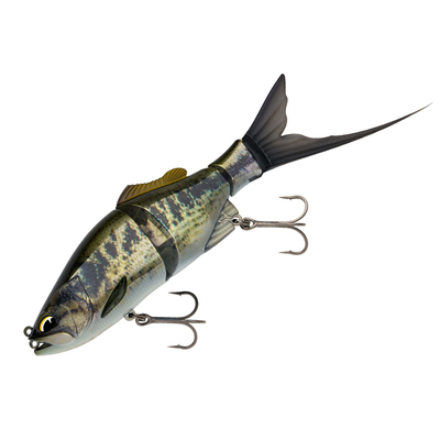 鸦语鲸脊高仿生泳饵多节鱼