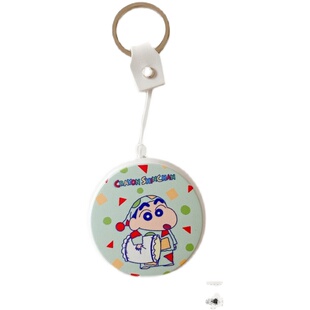 卡通情侣小新史努比手机通用三合一数据线伸缩便携迷你一米充电线