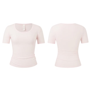 【消烦局长】绵云系列·四面弹U领短袖·沙漏腰立体剪裁修身