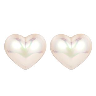 人鱼姬爱心珍珠耳钉女2026新款气质耳环精致轻奢高级感心形耳饰品