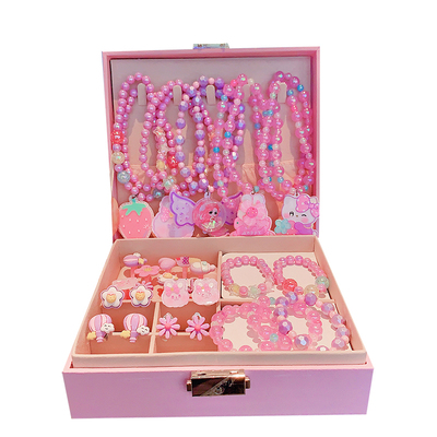 儿童项链礼盒套装高端手链首饰盒