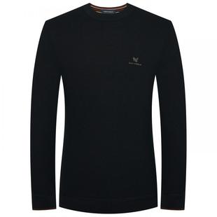 【云朵羊毛】报喜鸟秋季新款男士可机洗100%长袖羊毛针织衫毛衣男