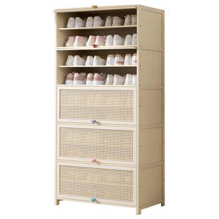 鞋柜家用门口多层简易室内好看防尘鞋架子入户出租屋结实耐用收纳