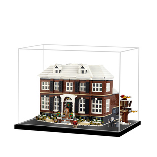 适用乐高21330小鬼当家场景透明积木防尘罩手办盒子亚克力展示盒