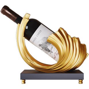 红酒架摆件轻奢高档高级感客厅电视酒柜餐边柜装饰酒架子高端斜放