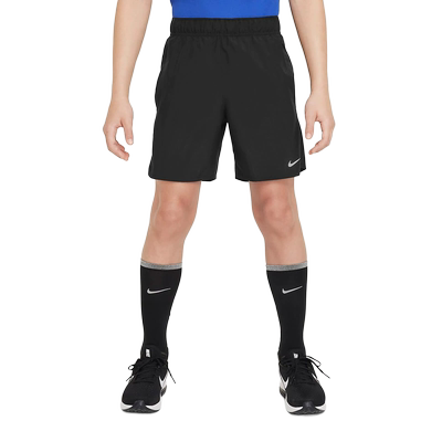 Nike耐克童装短裤夏季新款黑色梭织儿童运动裤裤子FD0238-010