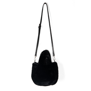 Dotlyn可爱少女毛绒包包手提包2025韩国时尚柔软仿兔毛女生斜挎包
