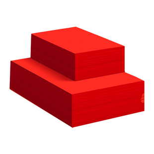 剪纸专用刻纸儿童手工蛇年大红纸中国风窗花雕刻剪裁宣纸单面红色