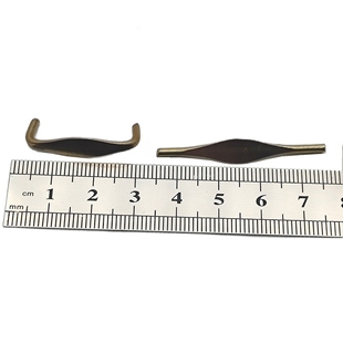 黄铜修复锔钉锔花盆锔缸木工马王钉焗钉锯钉木头修补钉双头钉锔瓷