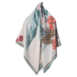 石原里美同款定制超大方巾女百搭春夏薄款丝巾防晒沙滩巾装饰披肩