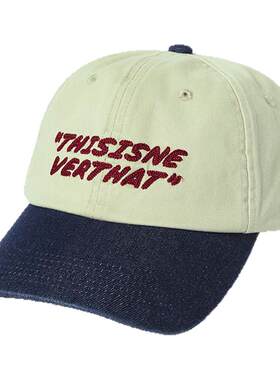 thisisneverthat® Visor Denim Cap 25早春新款牛仔宽檐嘻哈帽子